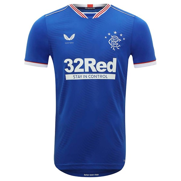 Tailandia Camiseta Rangers Primera Equipación 2020-2021 Azul